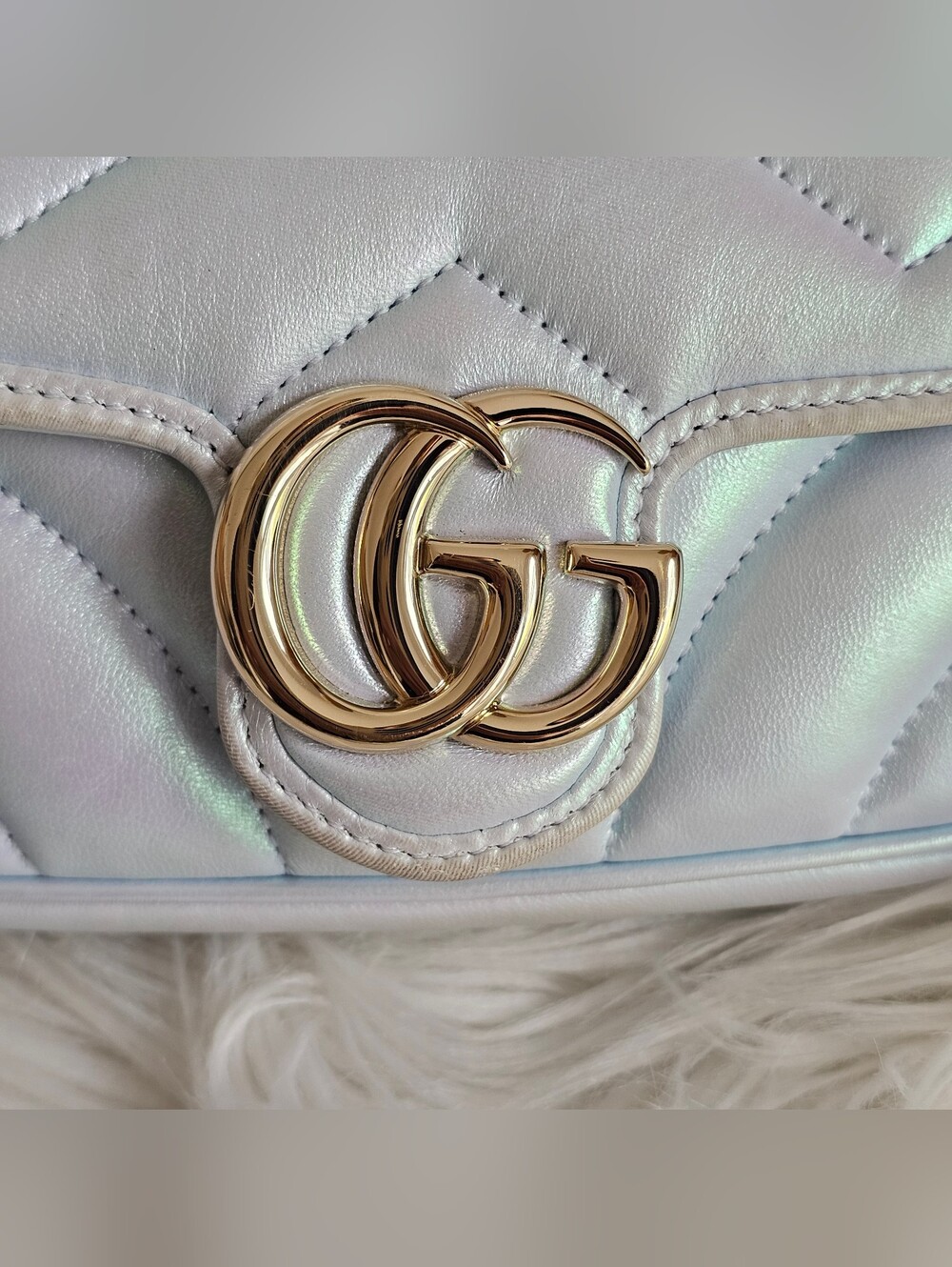 🩵 Gucci Super Mini Marmont 🩵 - Picture 10 of 14